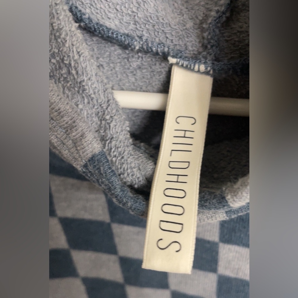 Childhoods Blue Checkered Hooded Pullover - Picture 2 of 7